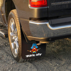 Durable PVC mud guards resist cracking in extreme temperatures.