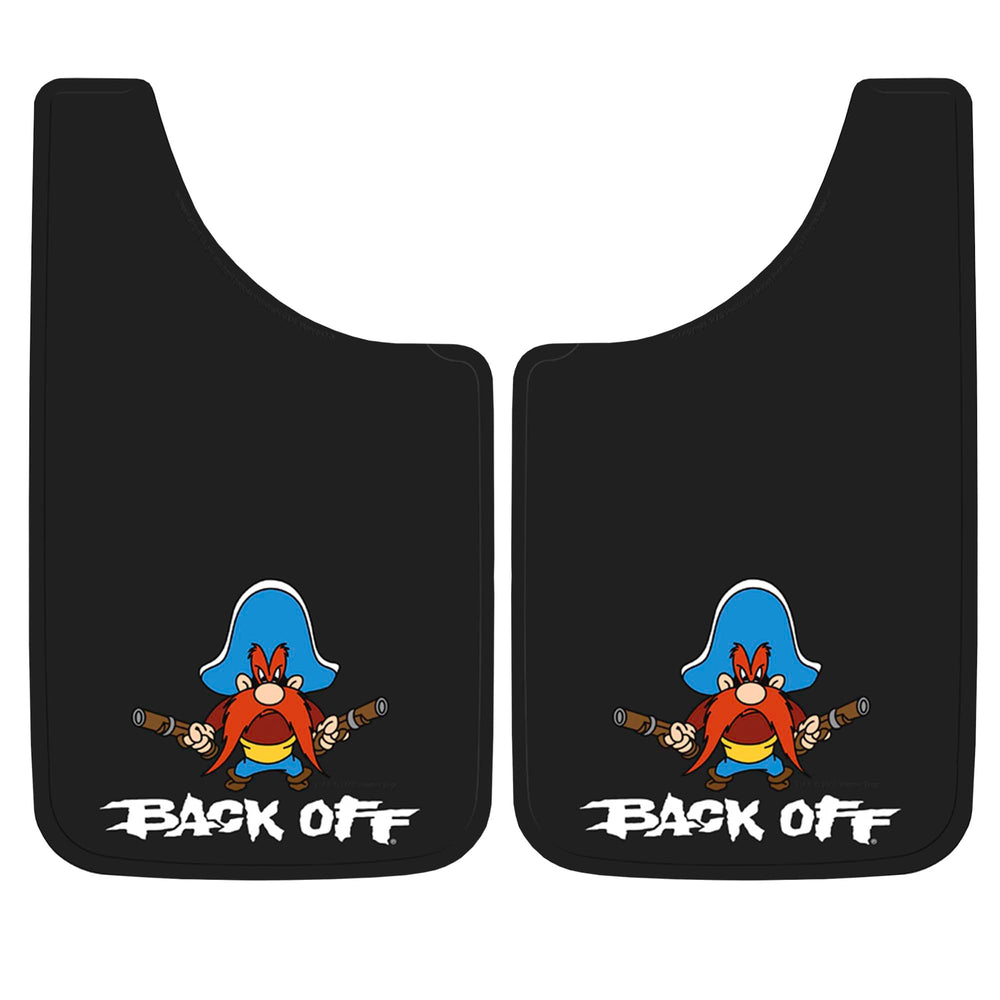 Plasticolor Yosemite Sam Back Off mud guards with fiberglass backing for lasting shape.