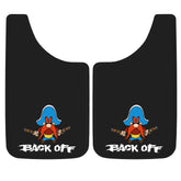Plasticolor Yosemite Sam Back Off mud guards with fiberglass backing for lasting shape.
