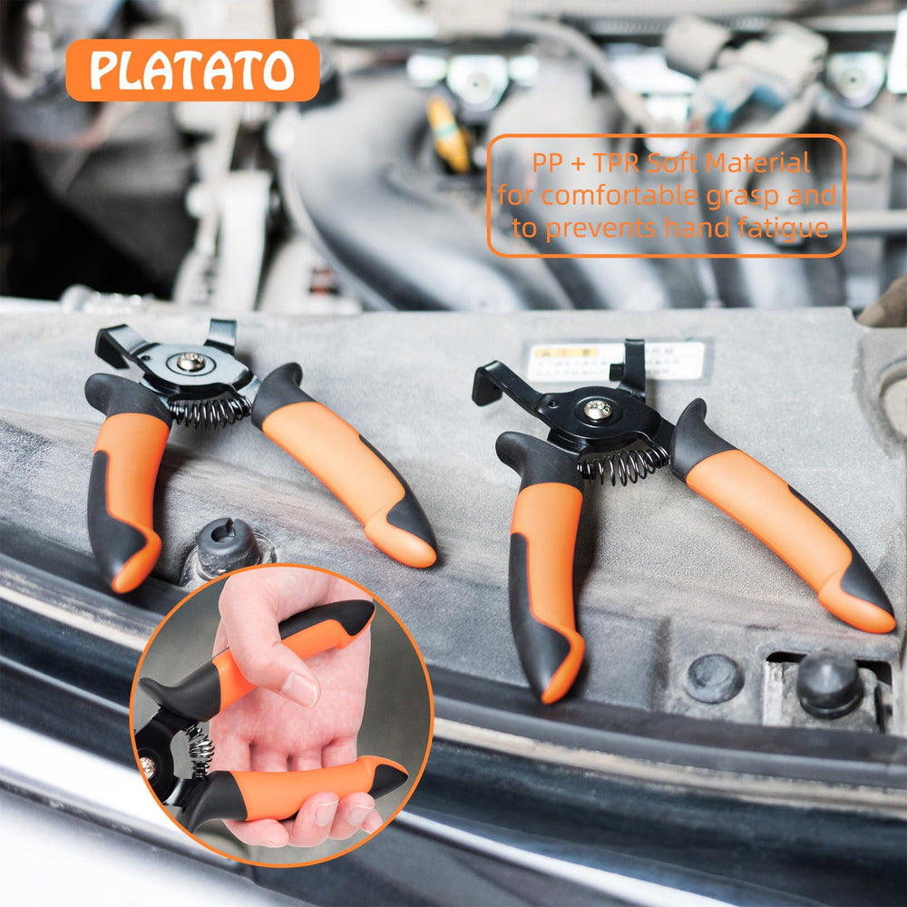 PLATATO ergonomic disconnect pliers offer comfortable grip and reduced hand fatigue during repairs.