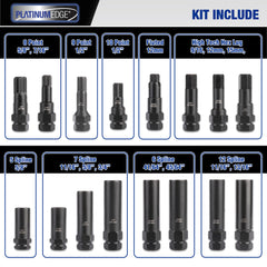 PLATINUMEDGE hand-tool use demonstrates controlled lug nut removal.