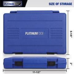 PLATINUMEDGE measuring guide helps confirm proper fit.
