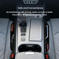 PLEW compact storage keeps essentials within reach without crowding.