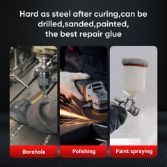 PLJOFRSHI car bumper repair scene highlighting impact‑resistant bonding