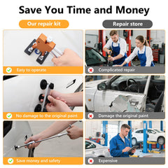 Ployroum adhesive pins set for dent repair