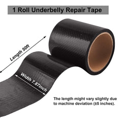 PlusRoc RV Underbelly Tape showcases permanent adhesion for lasting repairs.