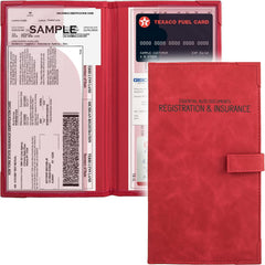 PlusXpres auto document holder in glove box keeps papers organized and accessible.