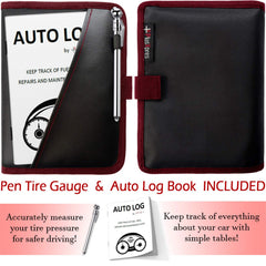 PlusXpres car document holder interior pockets organize manuals and receipts neatly.