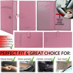 PlusXpres large pockets hold documents up to 9 by 4.7 inches.