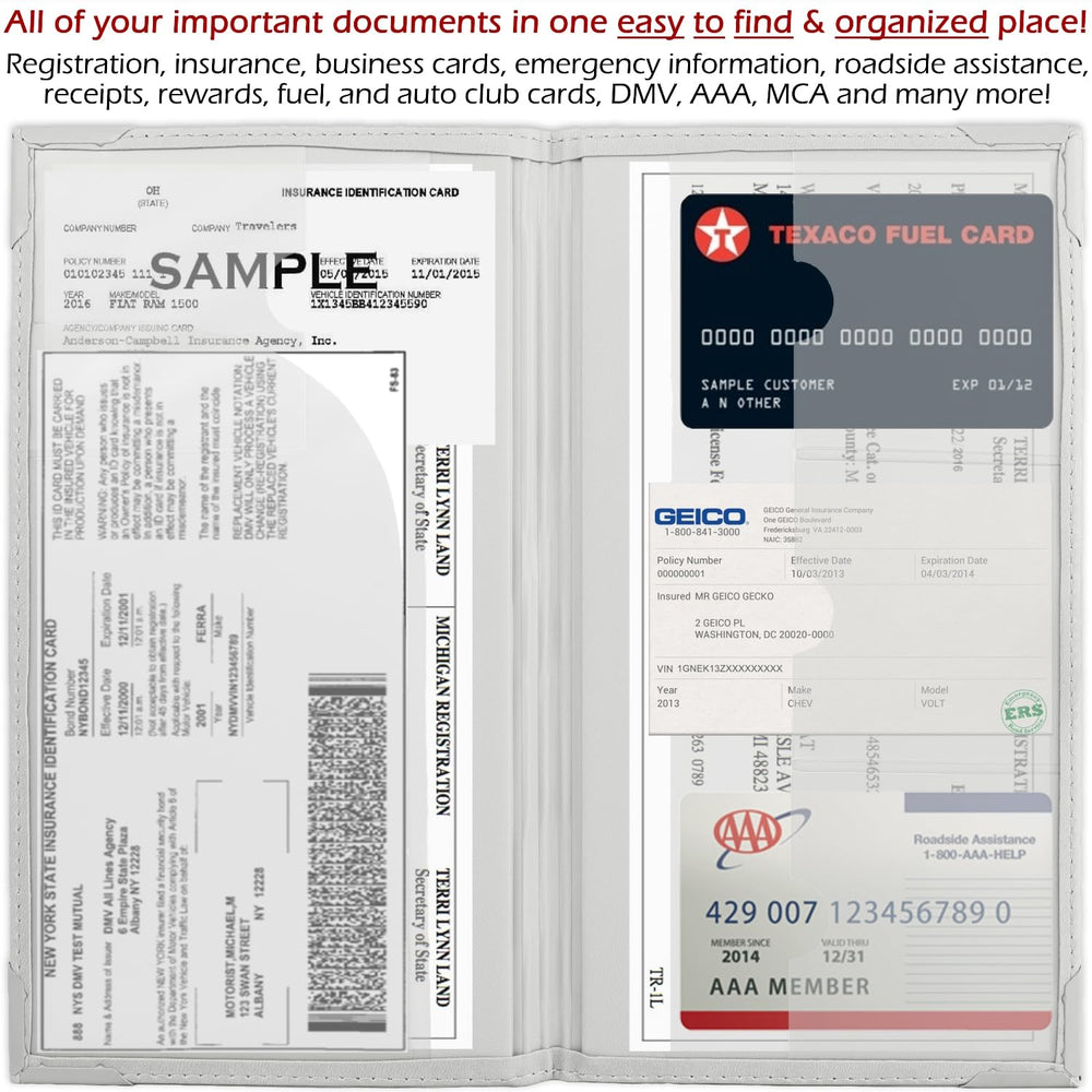 PlusXpres compact pockets accommodate business cards and emergency information.