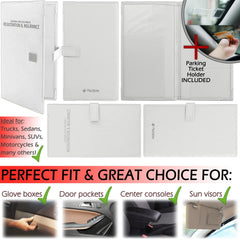 PlusXpres slim design fits into glove boxes and sun visors for convenience.