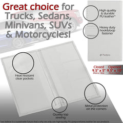 PlusXpres heat-resistant interior protects documents from moisture and heat.