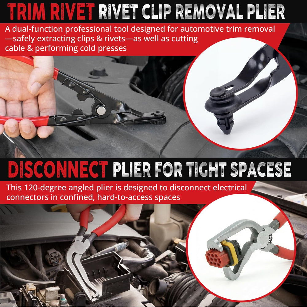 Plyvuir compact storage bag keeps tools organized in the vehicle.
