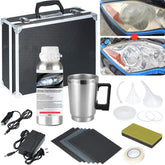 Pmbqifay headlight restoration kit packaging showing the complete toolset and contents.
