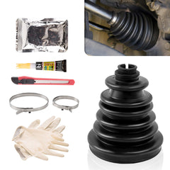 Pnkauto CVS18 boot kit for 22 mm to 28 mm shafts enables broad vehicle compatibility.
