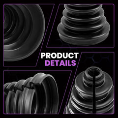 Pnkauto CV boot kit compatibility range fits 22–28 mm shafts.
