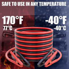 POADTOR vinyl-coated clamps resist rust during cold-weather starts