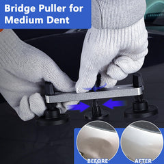Poakkus large suction cup tackles bigger dents safely.