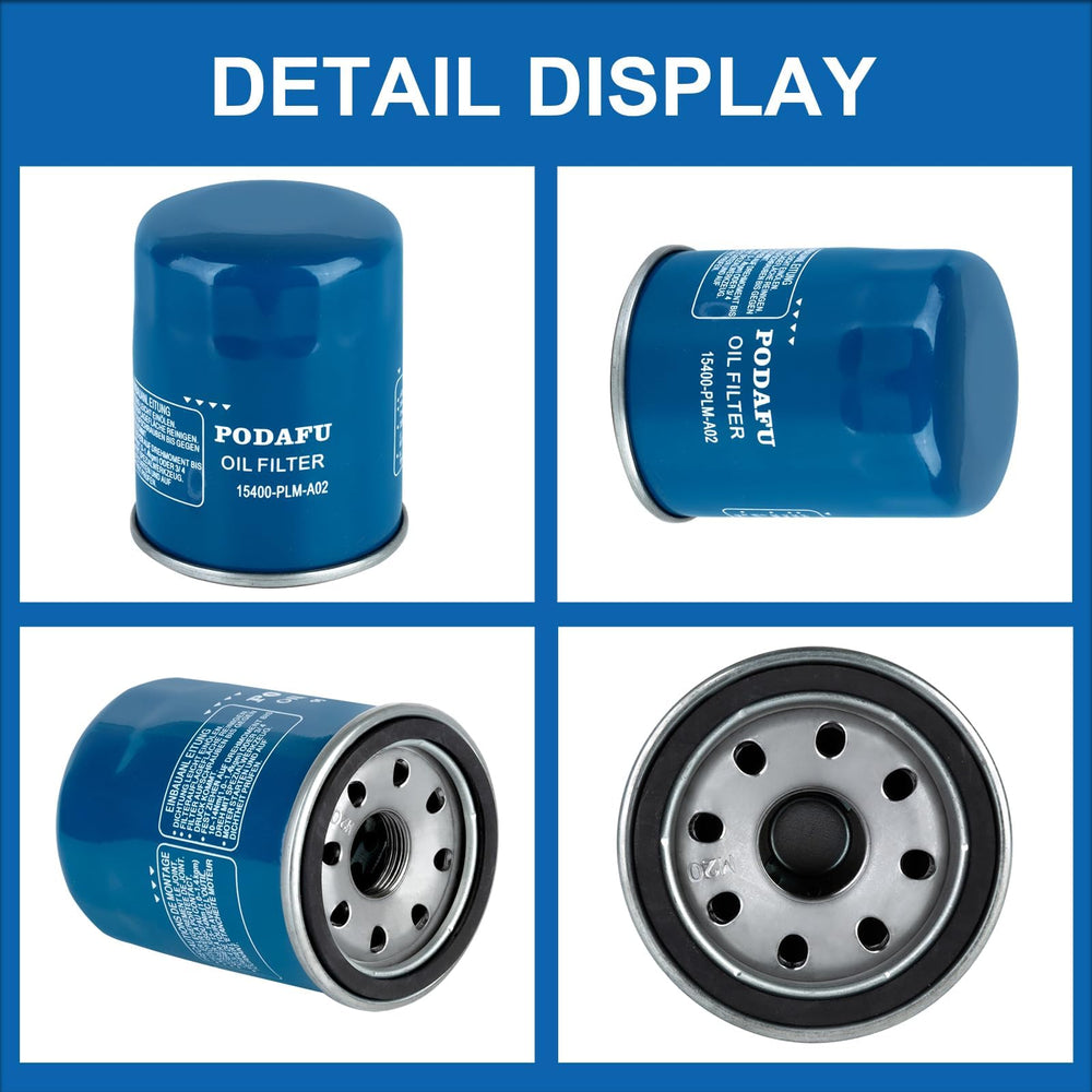 Podafu oil filter packaging 12-count, convenient replacement bundle.