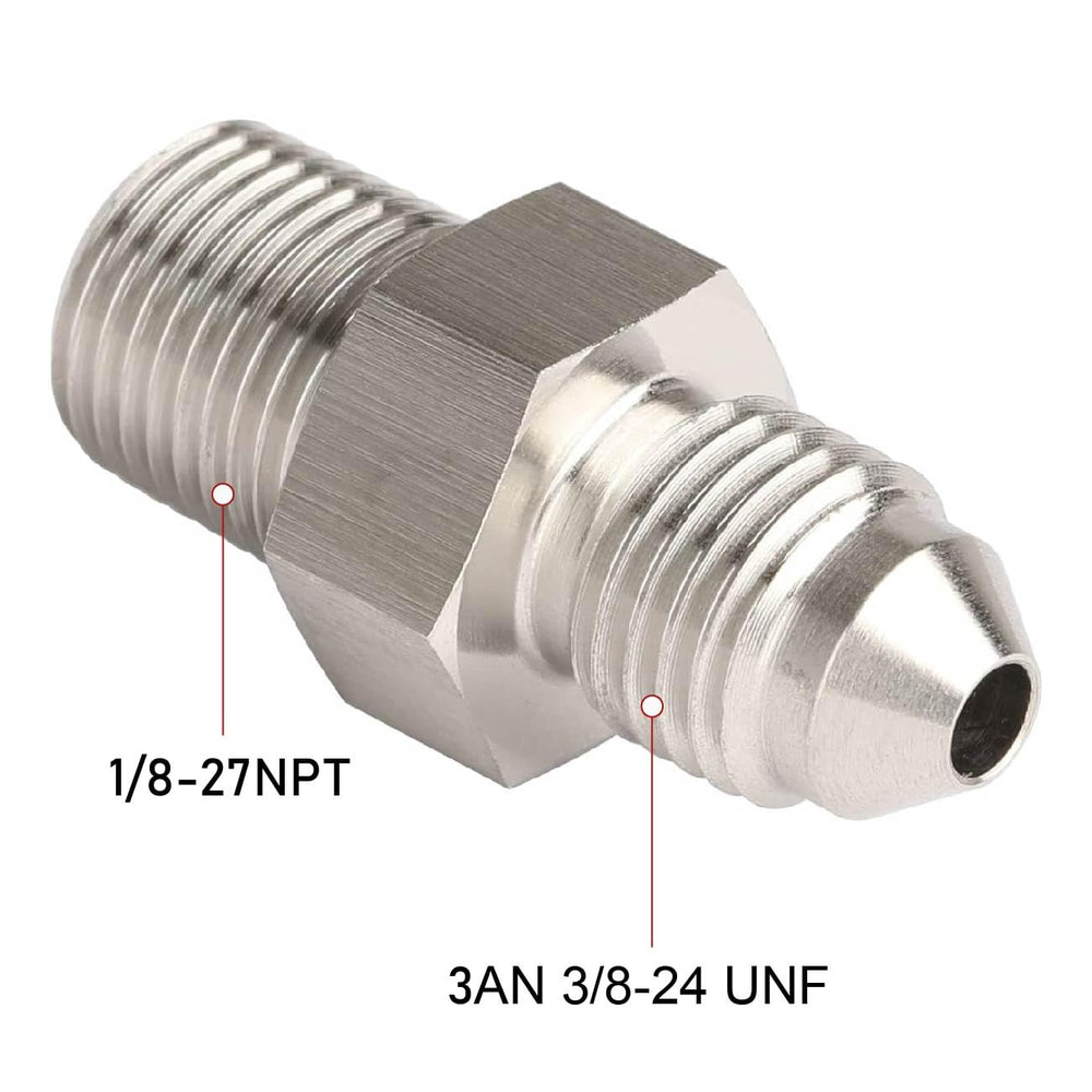 Podavelle 304 stainless steel adapter with CNC finish for durability.