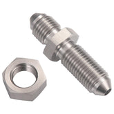 Podavelle 3AN bulkhead adapter—straight with nut for secure firewall connections.