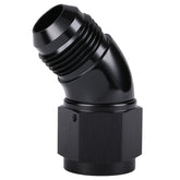 Podavelle 45-degree swivel adapter in black for secure fuel line connections