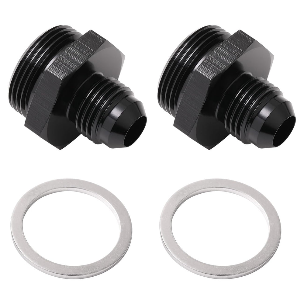 Anodized Podavelle adapter shown for robust automotive use and fuel line routing.