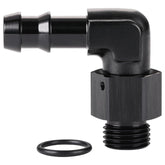 Podavelle 6AN ORB 90-degree adapter enabling easy hose connection for automotive fuel lines.