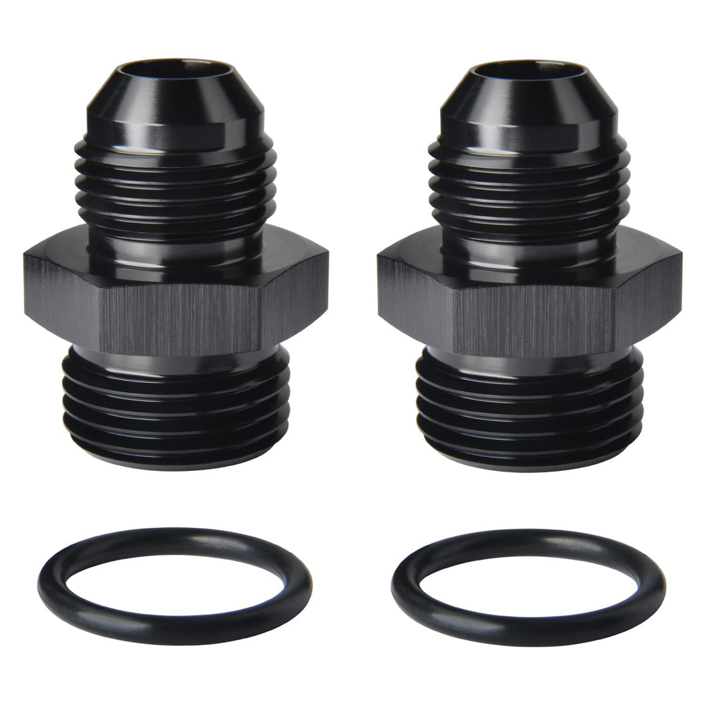 Podavelle 8AN to 10AN rail adapter pack of 2 for fuel system upgrades.
