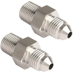 Podavelle AN3 to 1/8 NPT stainless steel fitting for leak-free connections.