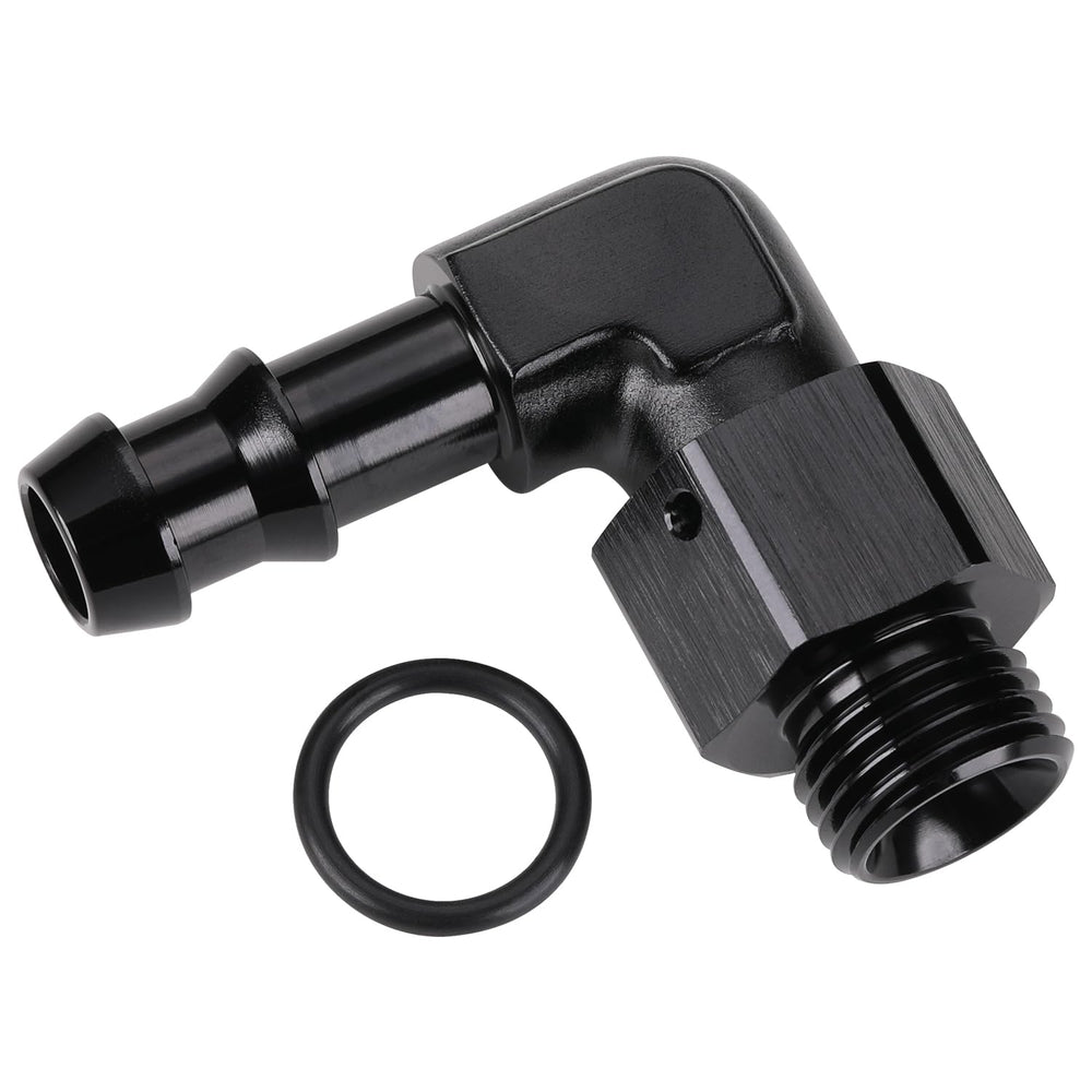 Podavelle anodized black finish fittings resist wear in rugged engine bays.