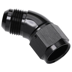 Podavelle anodized black fuel line adapter for durable, corrosion-resistant fittings