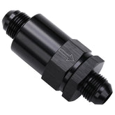 Podavelle billet inline fuel filter with 30 micron element for clean fuel flow