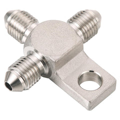Podavelle CNC-machined 304 stainless tee fitting for durable, leak-free connections