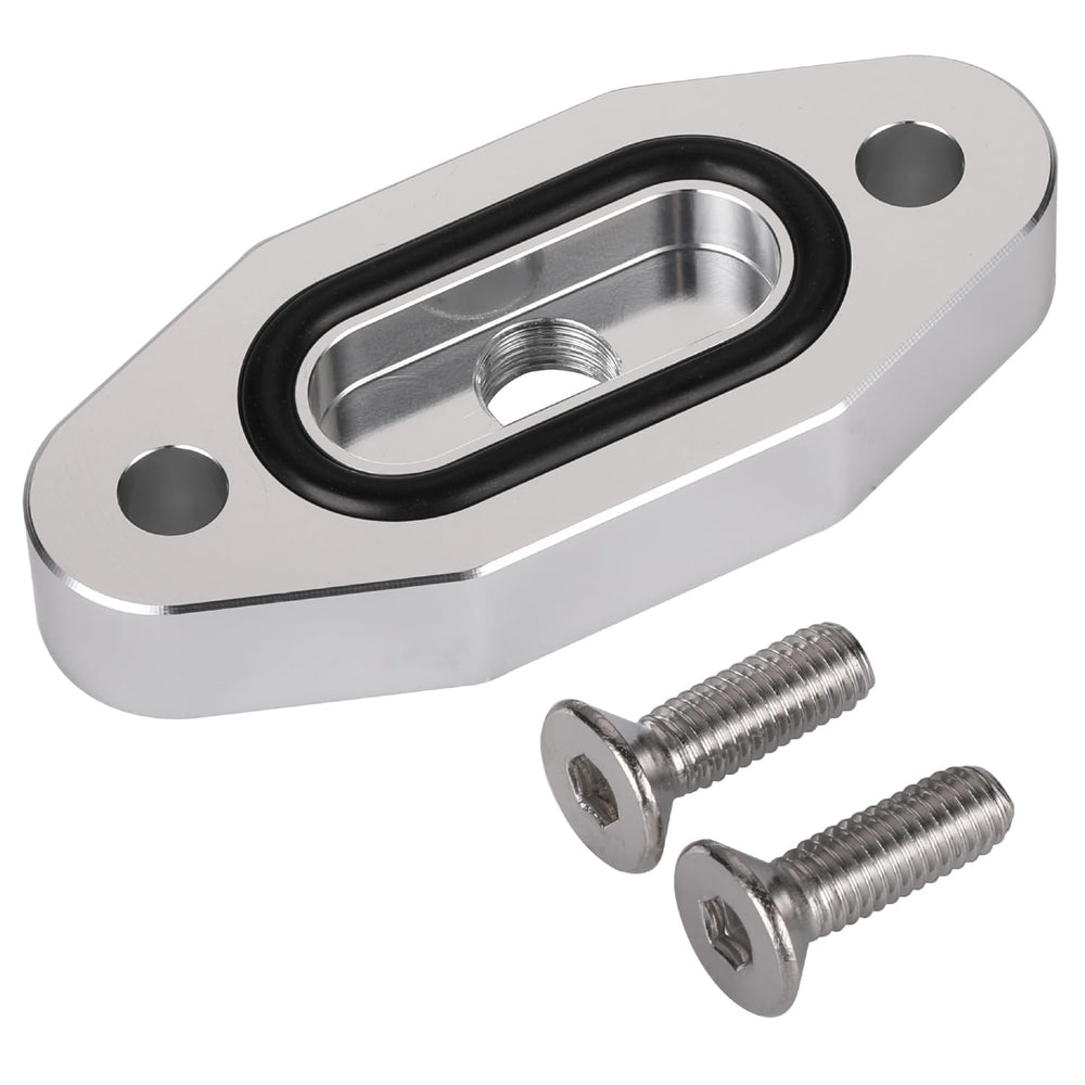 Podavelle oil feed plate package shows complete kit with O-ring and bolts.
