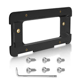 Podestaa rear license plate bracket close-up in durable ABS material for weather resistance.