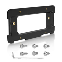 Podestaa rear license plate bracket close-up in durable ABS material for weather resistance.