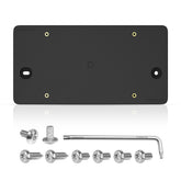 Podestaa rear license plate bracket fits Audi models for a precise OEM-style installation.