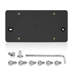 Podestaa rear license plate bracket fits Audi models for a precise OEM-style installation.