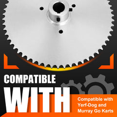 Podoy 40-41-420 chain detail emphasizes versatile gearing