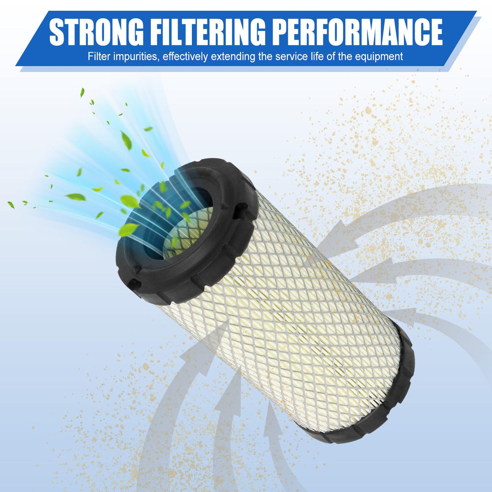 Podoy AF25550 air filter with outer iron mesh for durability.