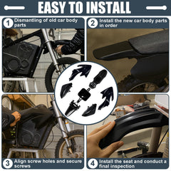Podoy CRF50 tank side cover right; keeps fuel area protected and clean.