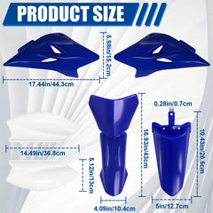 Podoy TTR50 blue-white kit shown on bike for makeover