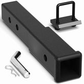 POFENZE hitch extender in 2in with 7.3–9.3 in extension for extra clearance