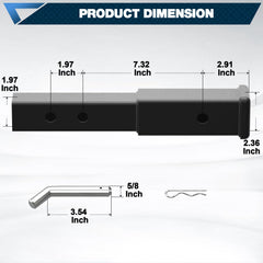 POFENZE anti-rattle stabilizer kit reduces shake for smoother highway towing