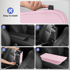 POKUNG available in black or white for a sleek, modern Tesla interior upgrade.