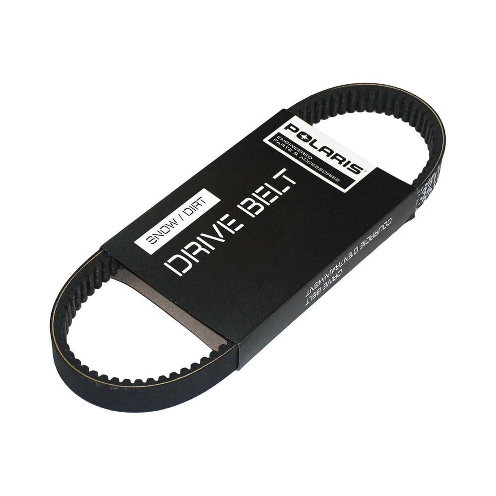 Polaris 3211218 drive belt close-up highlighting aramid construction for durability