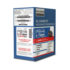 Polaris PS-4 Extreme oil being applied on engine during service
