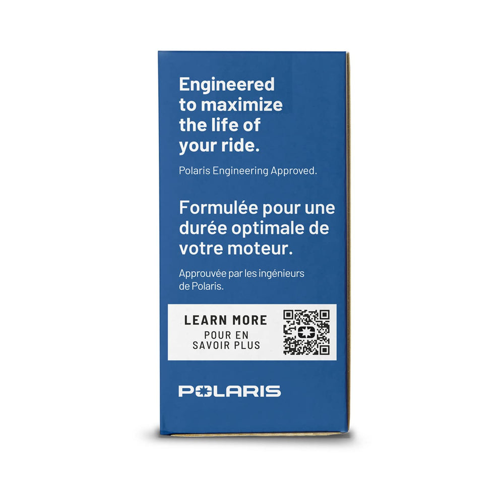 Polaris PS4 oil change kit synthetic oil pour demonstrates smooth high-temperature lubrication.