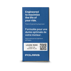 Polaris PS4 oil change kit synthetic oil pour demonstrates smooth high-temperature lubrication.
